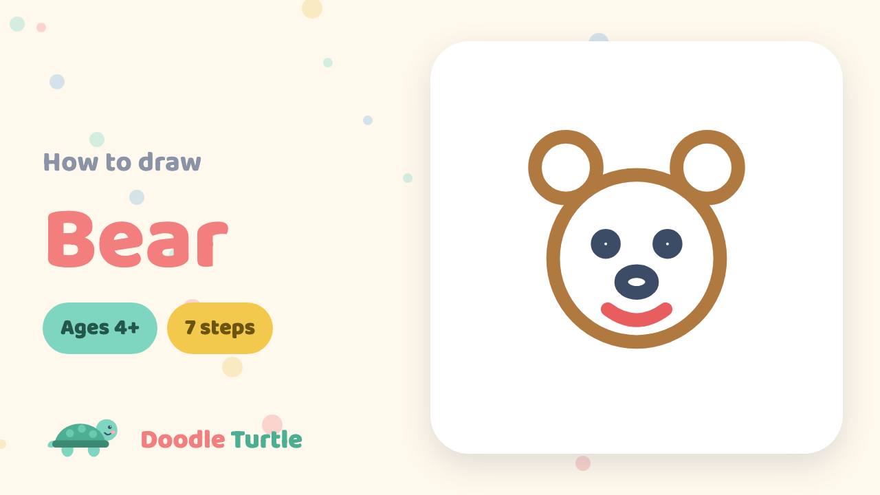 How to draw a bear — slow draw-along video