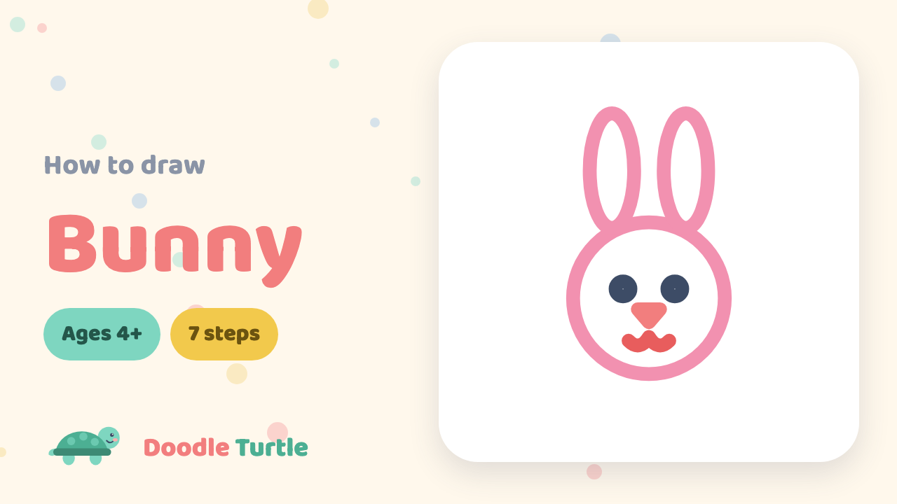 How to draw a bunny — slow draw-along video
