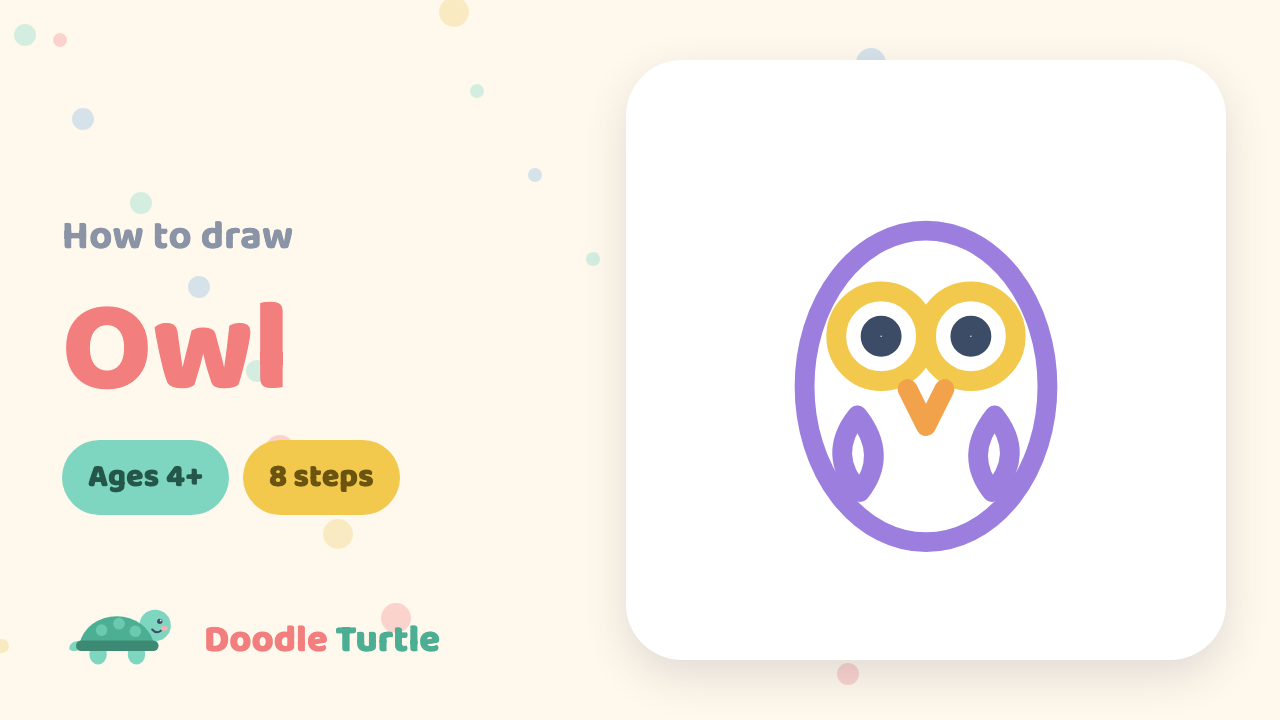 How to draw an owl — slow draw-along video