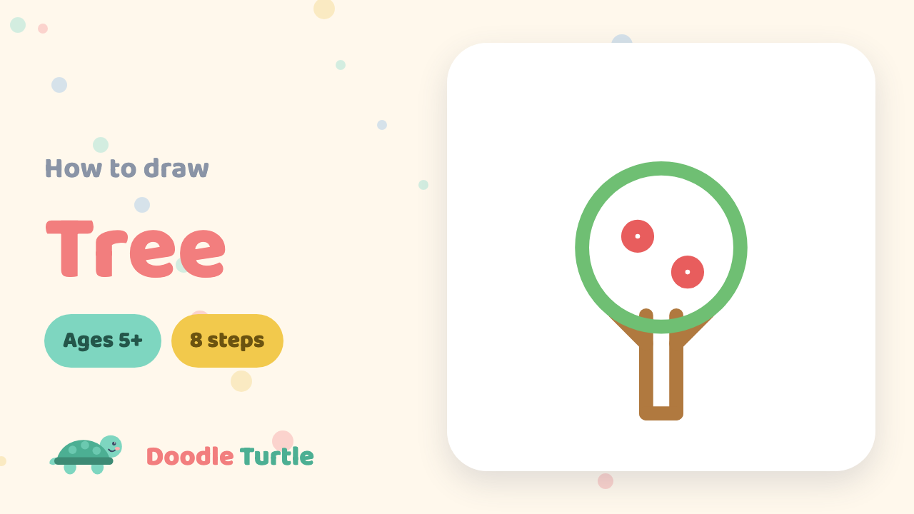 How to draw a tree — slow draw-along video